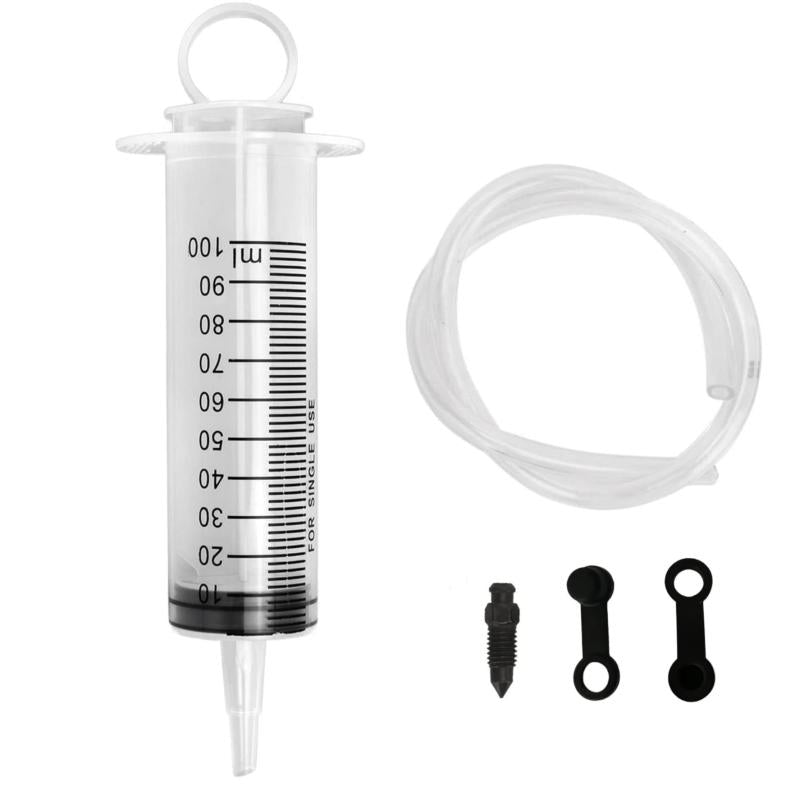 100ML Motorcycle Brake Bleed Kit - Professional Hydraulic Disc Bleeder Tool