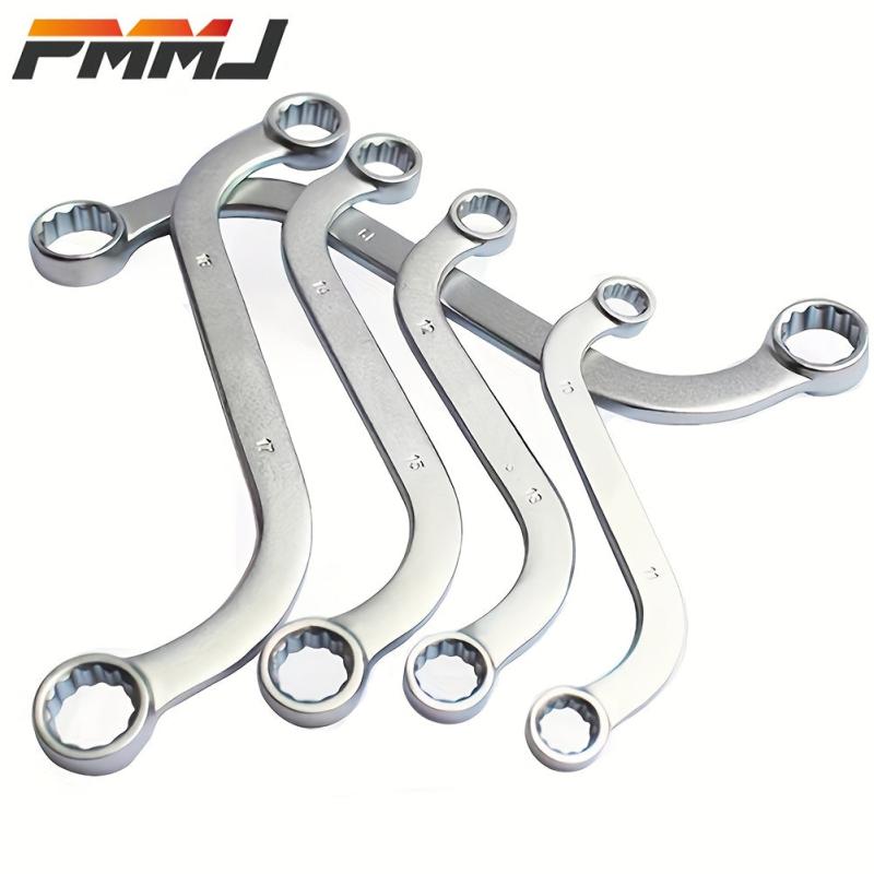 5Pcs S Type 10 19mm 12 Point Box Ends Double Headed Wrench Car Repair Tool