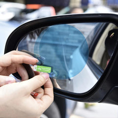 2pcs Car Rear Lens Anti Rain Film Reflective Mirror Nanocrysmic Anti Rain Film