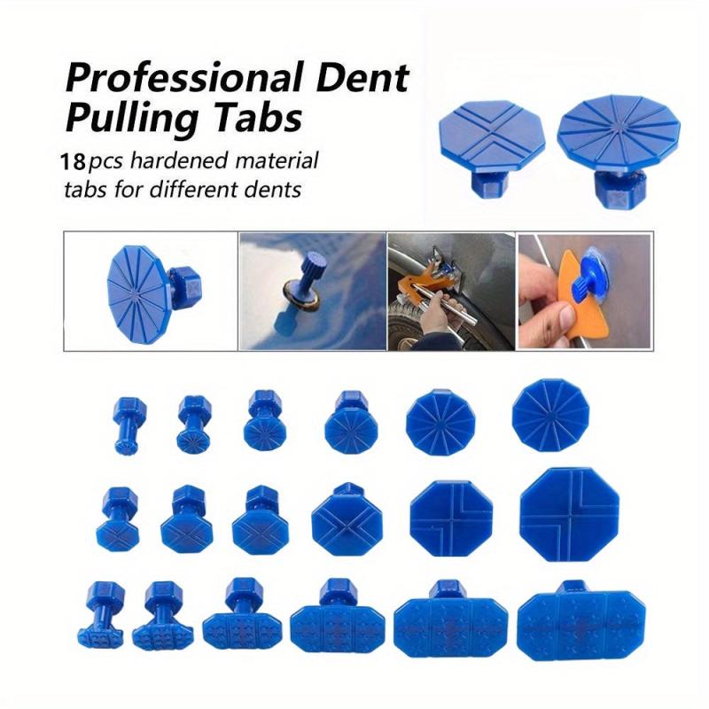 90pcs Car Dent Removal Pulling Tabs Set for Paintless Dent Repair