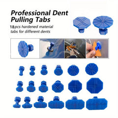 90pcs Car Dent Removal Pulling Tabs Set for Paintless Dent Repair