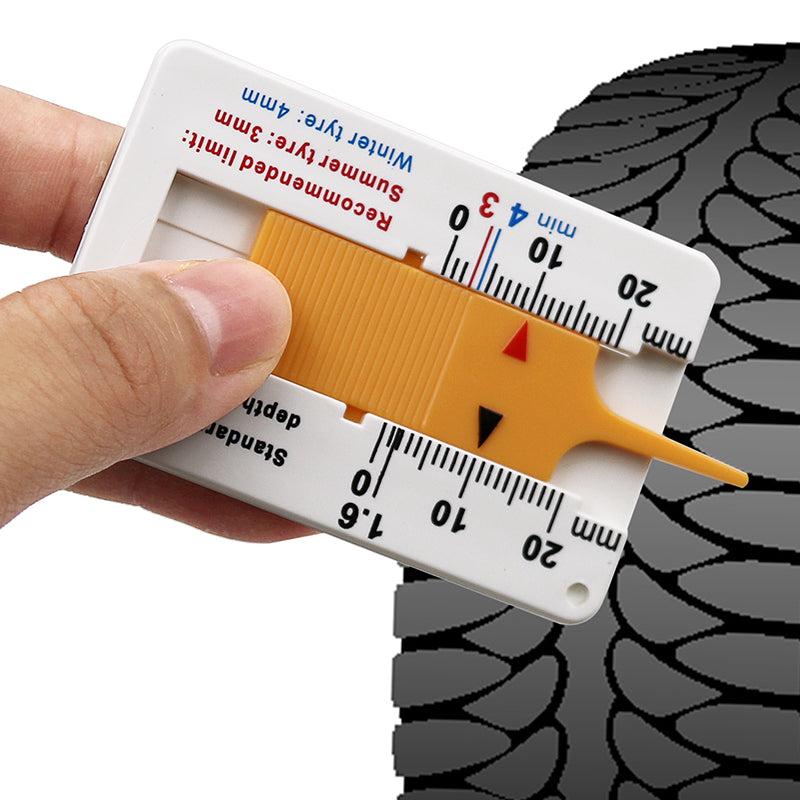 Pro Wheel Tire Depth Gauge - Accurate 20mm Measurement