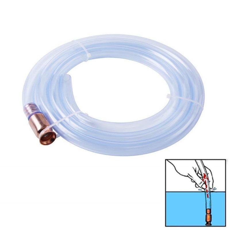 Safety Siphon Hose Pump 6ft For Gasoline, Cars, Boats, Mowers, Self Priming Pump