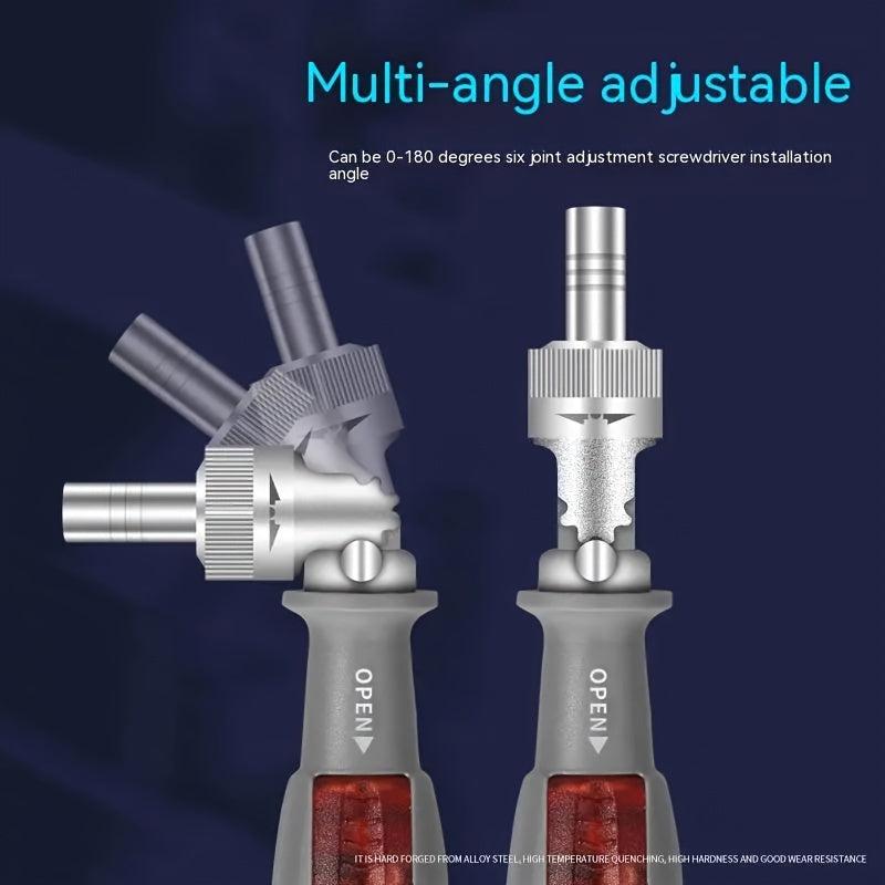 1pc Ratchet Screwdriver with Magnetic Bit 10 in 1 Set