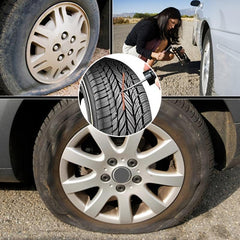 6 Packs Tire Repair Kit Rubber Tire Plugs Strings Tire Puncture Repair Tool