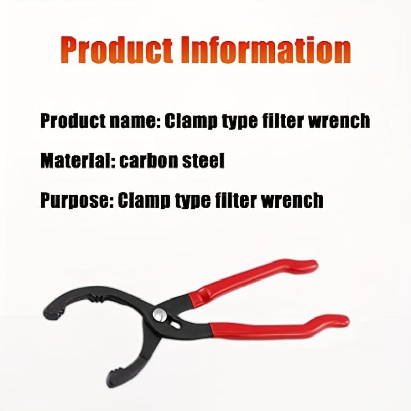 Adjustable Filter Pliers Wrench - Ideal For Engine Filters