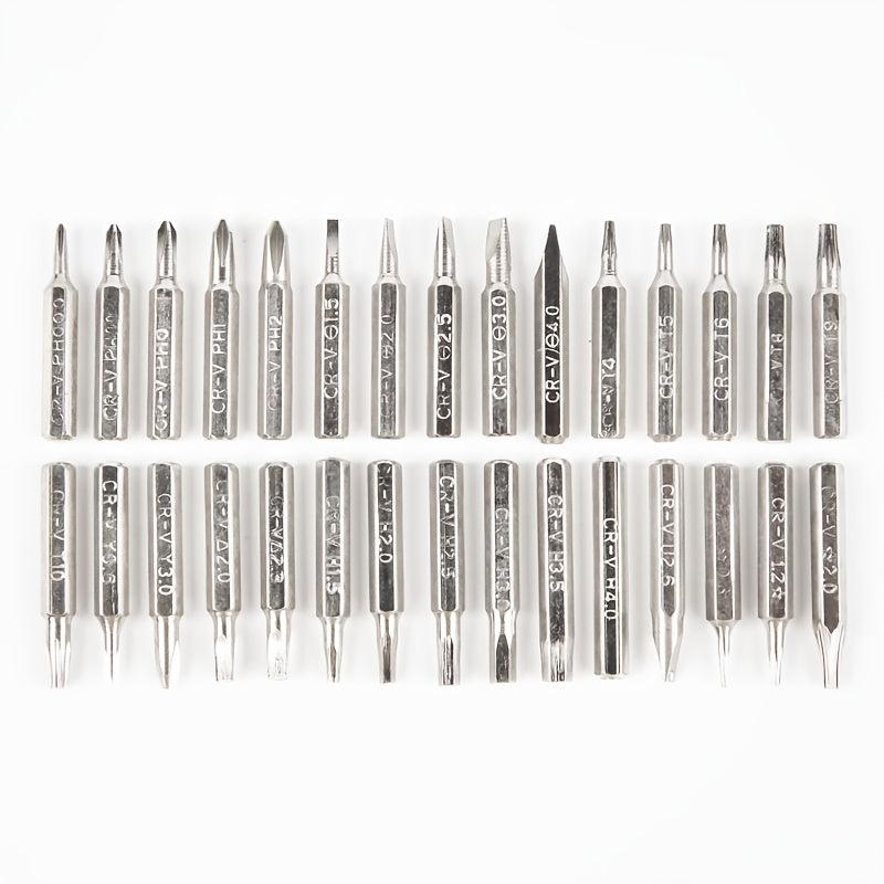 32 Pc Magnetic Screwdriver Set for Electronics Repair