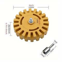 Geary Pneumatic Glue Removal Disc Paint & Rubber Car Cleaning Tool