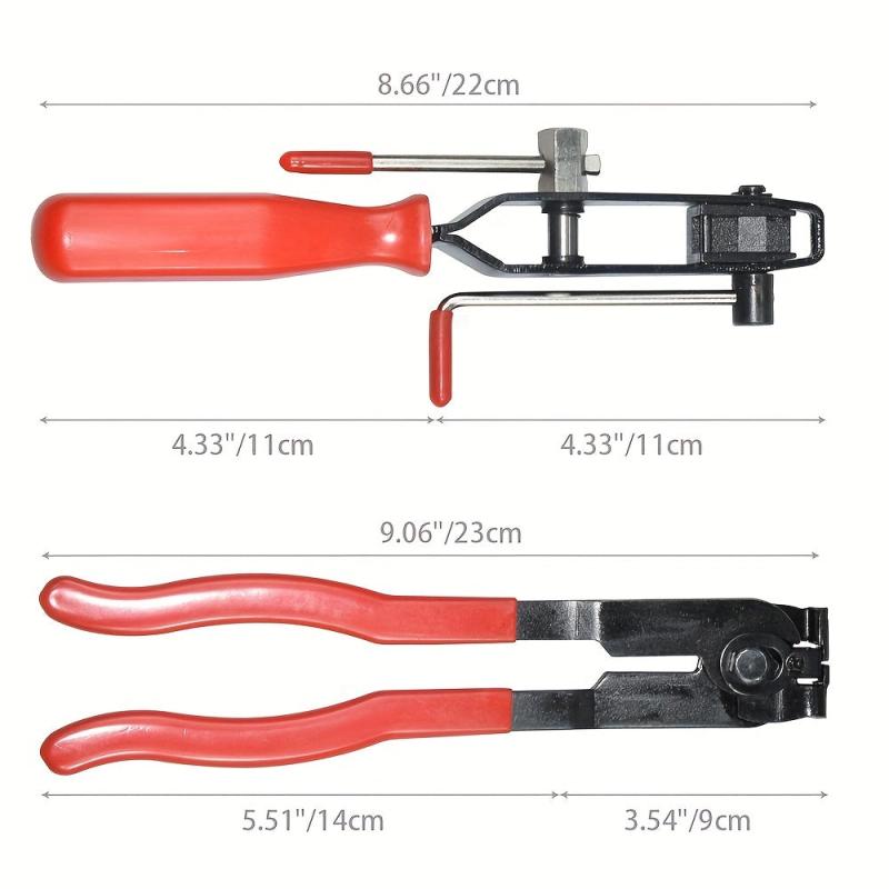 2pcs Joint Boot Clamp Pliers Set Car Banding Tool Kit