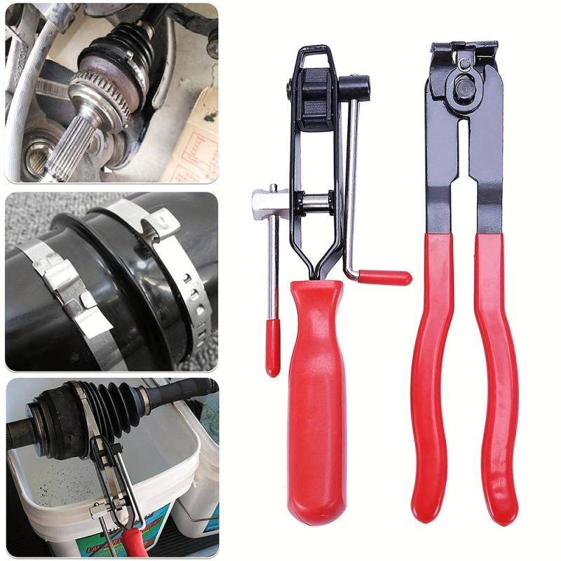 2pcs Joint Boot Clamp Pliers Set Car Banding Tool Kit