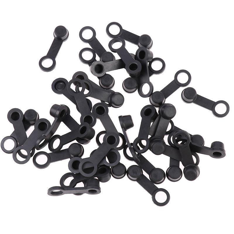 10pcs Car Brake Pump Dust Cap Drain Screw Cap Brake Caliper Sealing Nipple