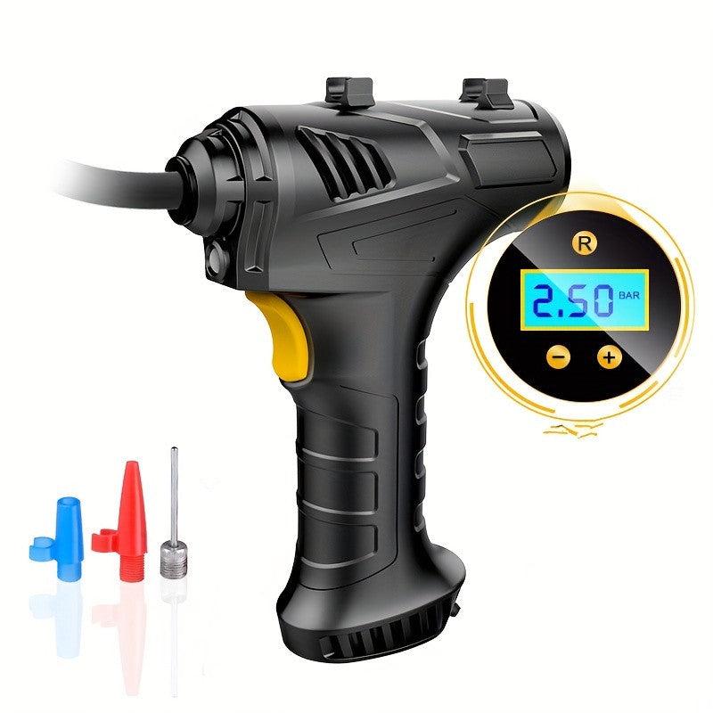 120W Rechargeable Cordless Air Compressor Portable Inflator Pump