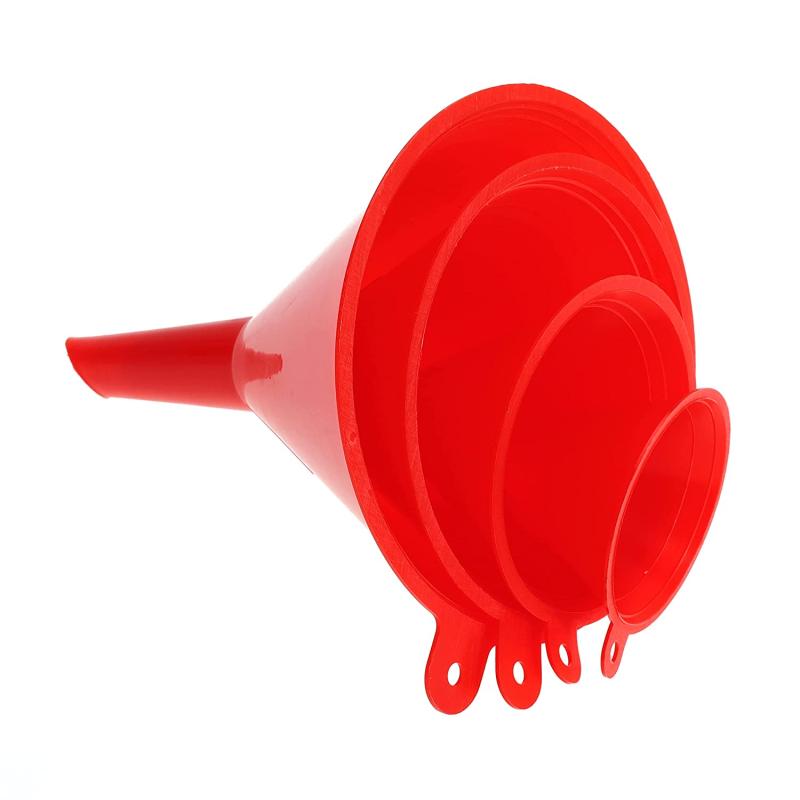 4pc Plastic Funnel for Filling Bottles Jars Container