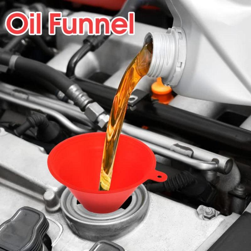 4pc Plastic Funnel for Filling Bottles Jars Container