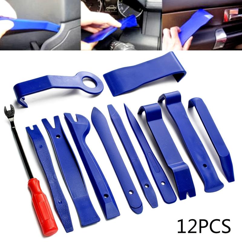 12PCS Auto Door Clip Panel Trim Removal Tools Kits
