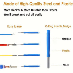 18 Round Handle Automotive Wire Harness Plug Terminal Removal Tool