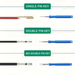 18 Round Handle Automotive Wire Harness Plug Terminal Removal Tool
