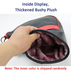 Waterproof Motorcycle Gloves for Winter Riding and Windshield Protection