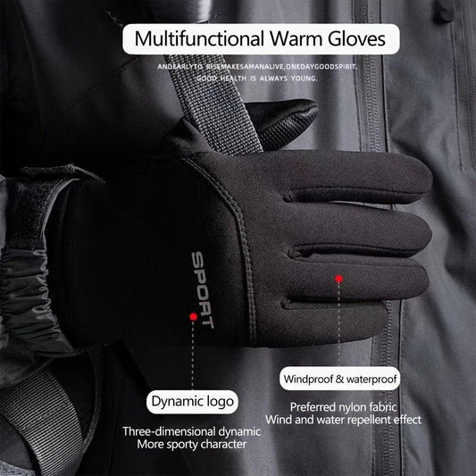 Winter Bike Gloves Touch Screen Thermal Gloves for Cold Weather