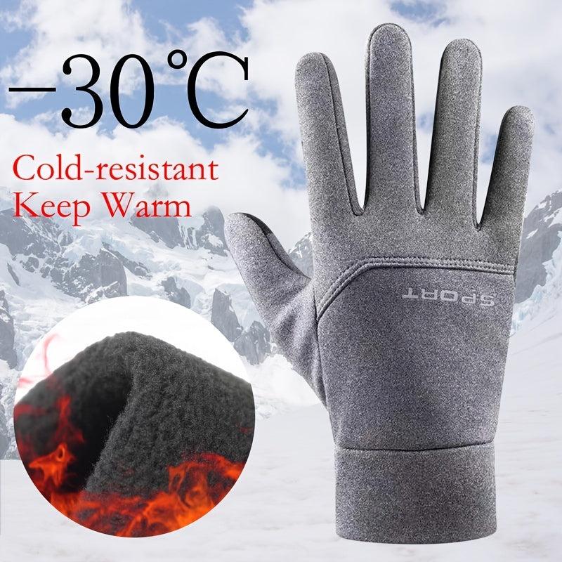 Winter Bike Gloves Touch Screen Thermal Gloves for Cold Weather