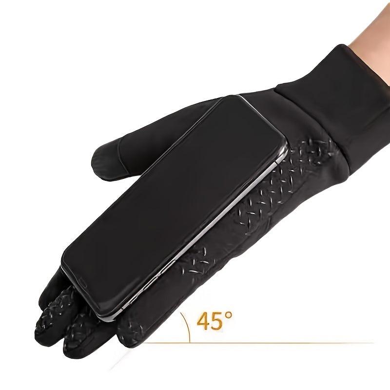Winter Bike Gloves Touch Screen Thermal Gloves for Cold Weather