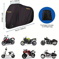 Waterproof Motorcycle Cover Outdoor UV Protective, Dustproof, Wear Resistant