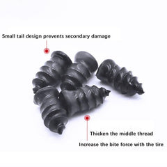 10Pcs Vacuum Tire Repair Kit for Tubeless Tyre Repair