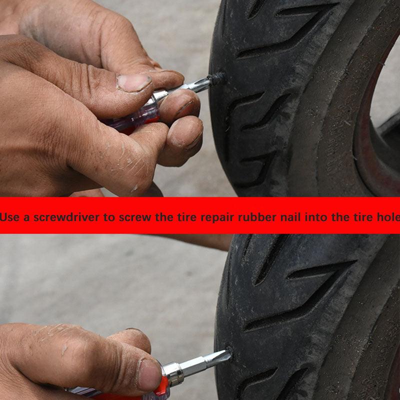 10Pcs Vacuum Tire Repair Kit for Tubeless Tyre Repair