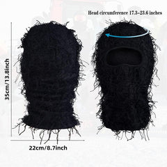 Knitted Balaclava Full Face Ski Mask Windproof Cold Weather Gear