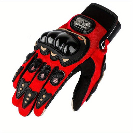 Summer Motorcycle Gloves Hard Knuckle Touchscreen