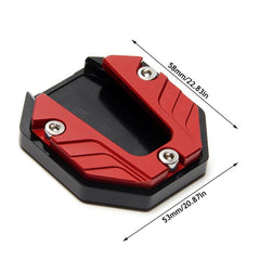 Motorcycle Kickstand Extension Anti Skid Base for Improved Stability