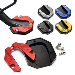 Motorcycle Kickstand Extension Anti Skid Base for Improved Stability