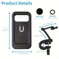Secure 360 Rotatable Waterproof Phone Holder for Motorcycle Bicycle