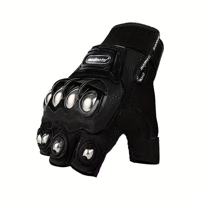 Steel Outdoor Knuckle Motorcycle Motorbike Safety Gloves