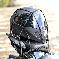 Motorcycle Helmet Net Elastic Cargo Storage Net Pocket
