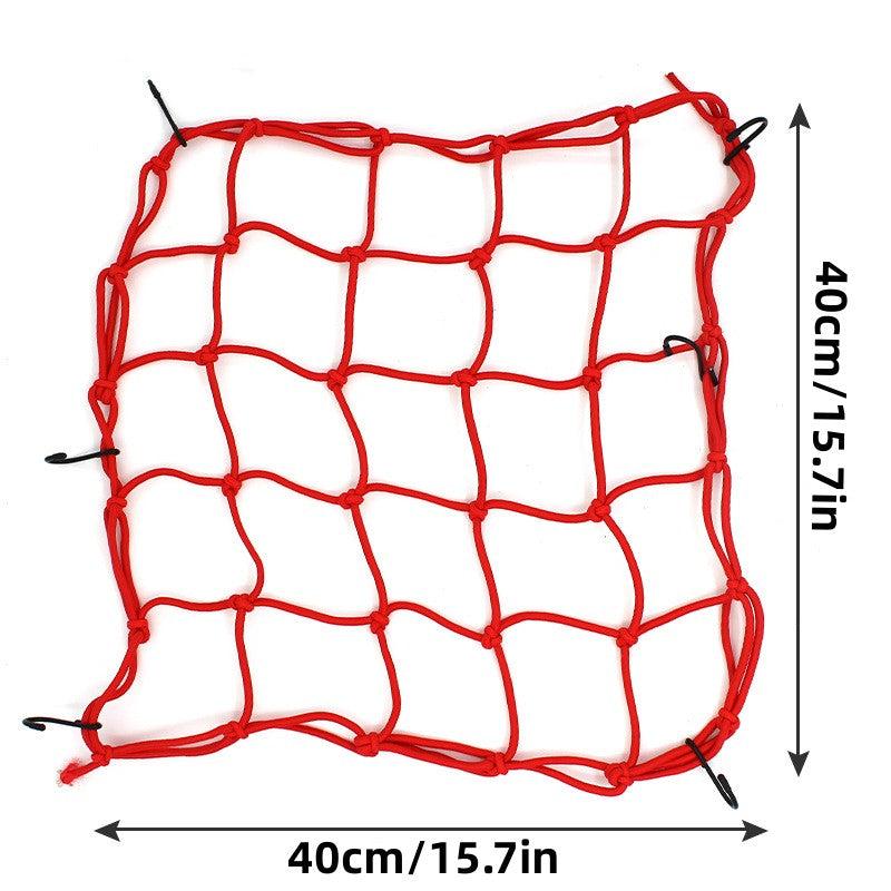 Motorcycle Helmet Net Elastic Cargo Storage Net Pocket