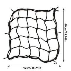 Motorcycle Helmet Net Elastic Cargo Storage Net Pocket