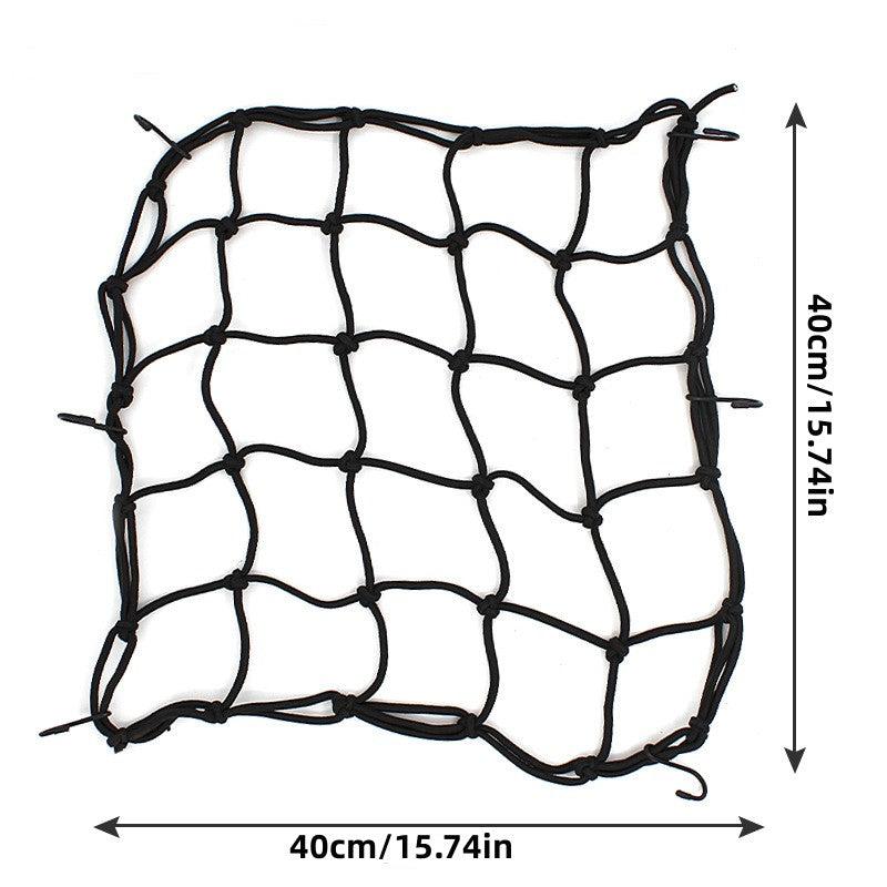 Motorcycle Helmet Net Elastic Cargo Storage Net Pocket