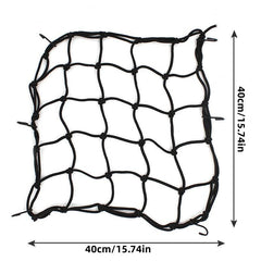 Motorcycle Helmet Net Elastic Cargo Storage Net Pocket