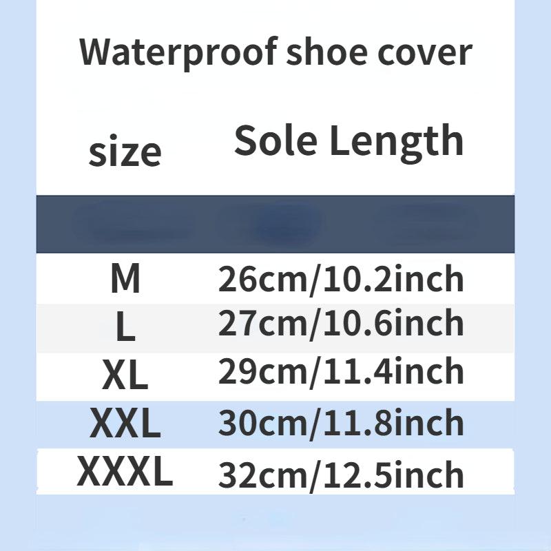 Waterproof Shoe Covers for Men and Women's Outdoor Wear