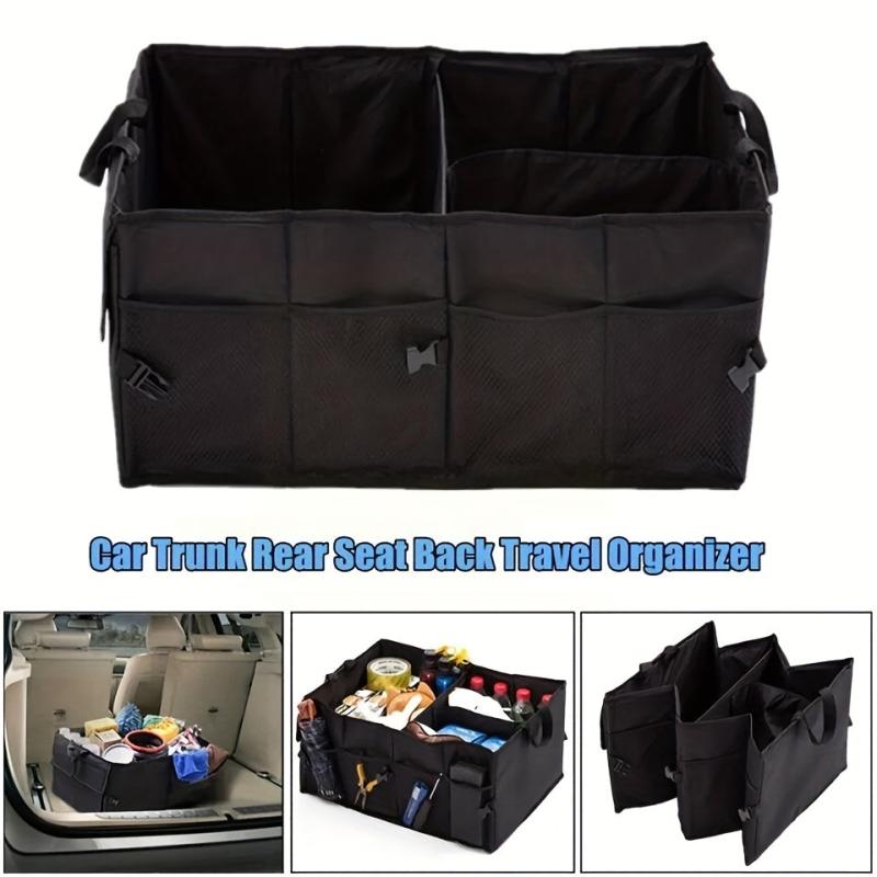 Car Trunk Organizer SUV Backseat Storage Waterproof Foldable Box