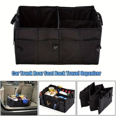 Car Trunk Organizer SUV Backseat Storage Waterproof Foldable Box