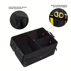Car Trunk Organizer SUV Backseat Storage Waterproof Foldable Box