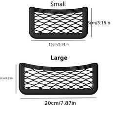 Car Storage Bag Net Pocket Hanging Ornament for Phone Change Card