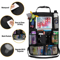 Car Seat Organizer with Tablet Holder
