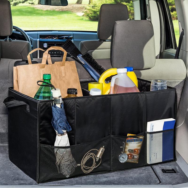 Car Trunk Organizer Collapsible Storage for SUV Truck Backseat