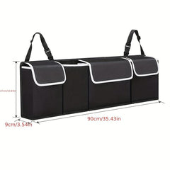 High Capacity Car Trunk Storage Bag Organizer Waterproof Oxford Box