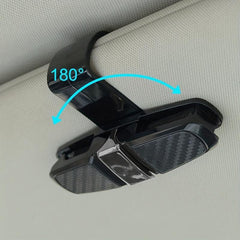 Car Sun Visor Glasses Holder with Ticket Card Clip