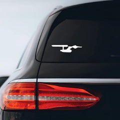 Enterprise Starship Space Car Sticker Laptop Bottle Decal