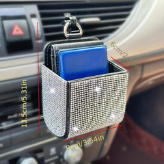Car Interior Storage Bag Organizes Phone Documents & Supplies